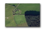 Ring fort, marked above the woods
